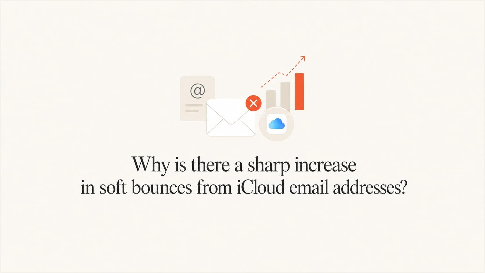 iCloud soft bounce increase and Apple Mail delivery troubleshooting.