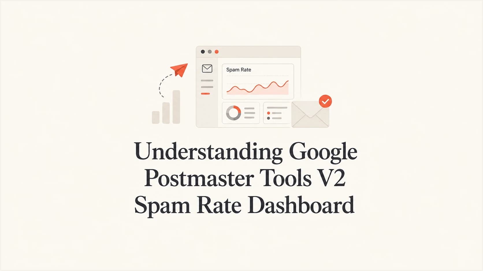 Editorial thumbnail for understanding the Google Postmaster Tools V2 spam rate dashboard.