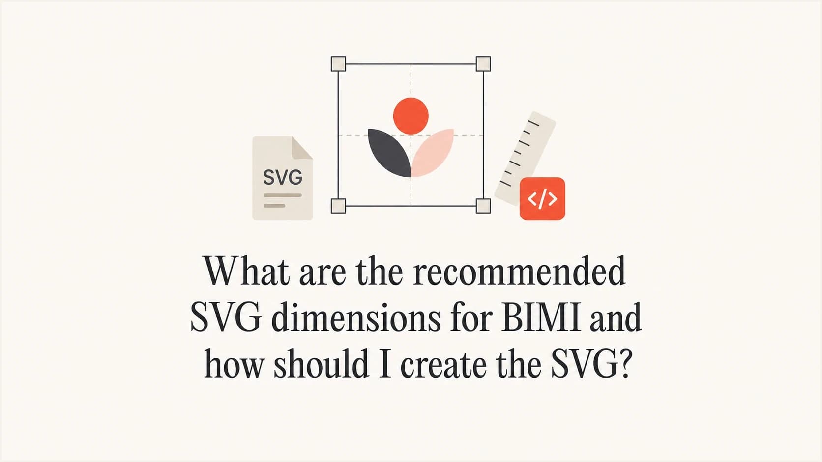BIMI SVG dimensions shown as a square logo canvas.